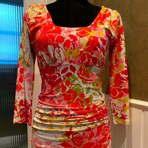 CAbi Ruched Pullover Top